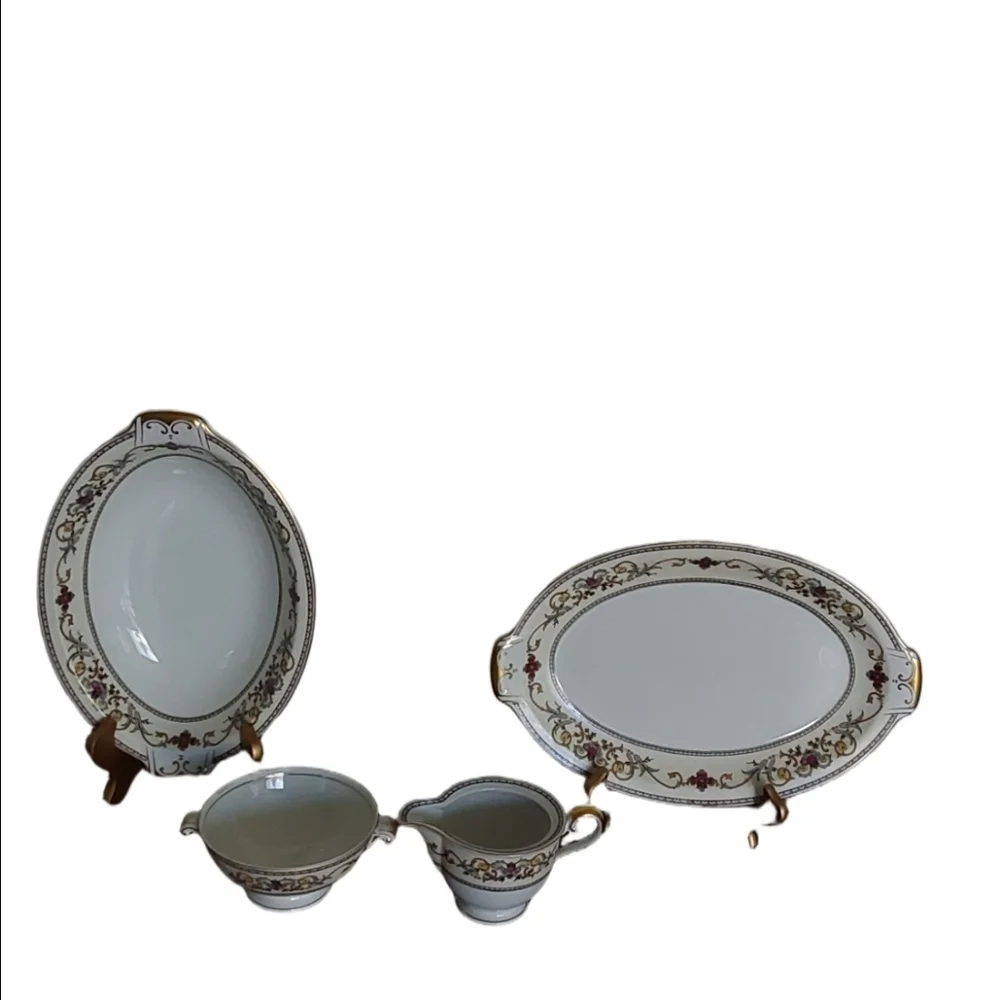 Vintage Royal‎ Embassy Wheeling 4-Piece China Hostess Sets